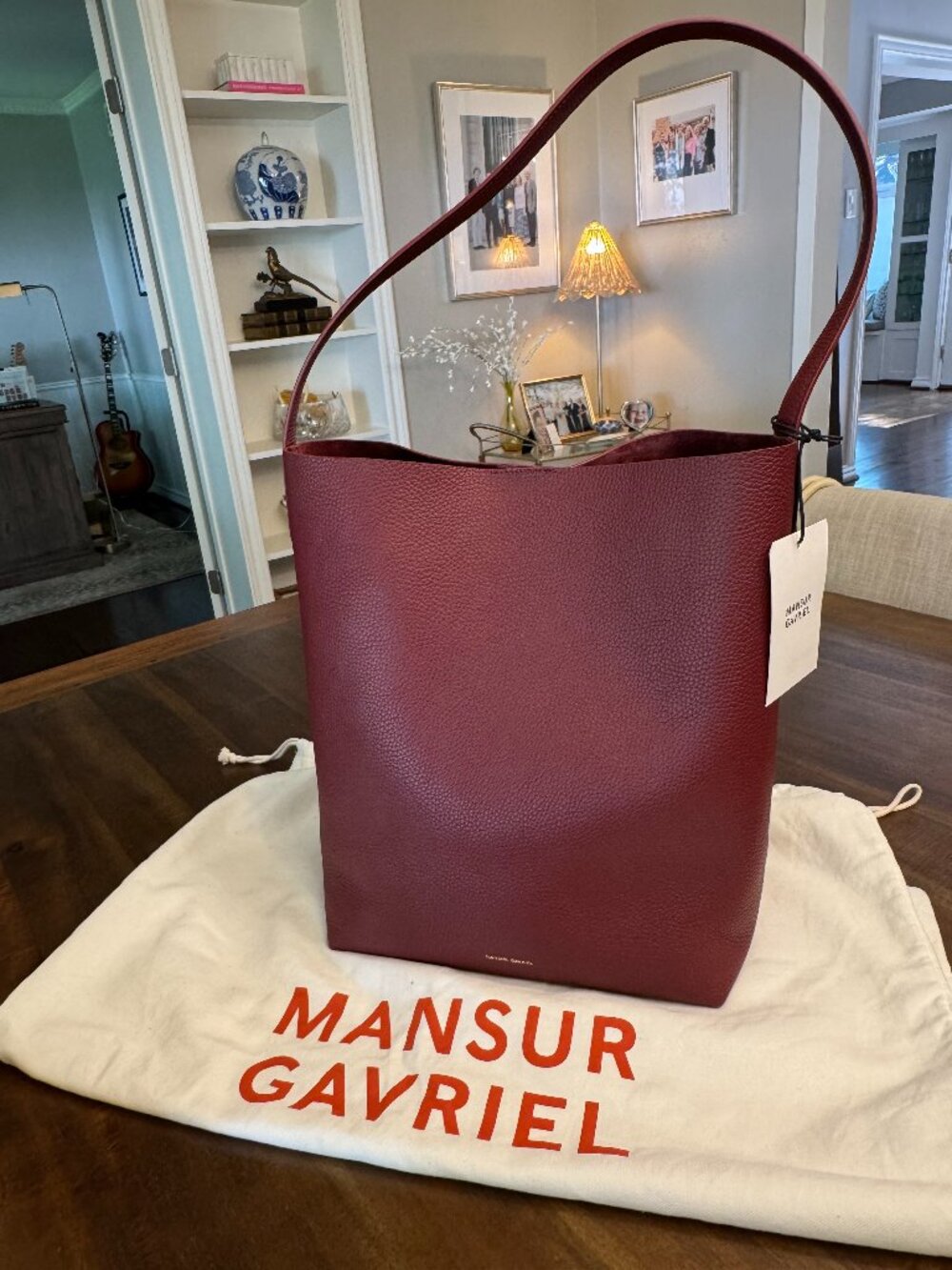 NWT Mansur Gavriel Oxblood Everyday Cabas